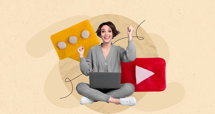 Imagem digitando no notebook